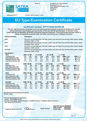  CE认证通用耳罩